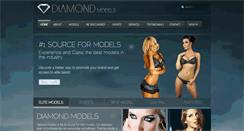 Desktop Screenshot of diamondmodels.com